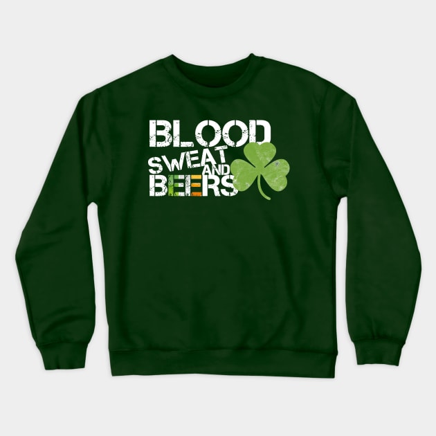 Ireland Flag Rugby Crewneck Sweatshirt by SpottydoggCreatives